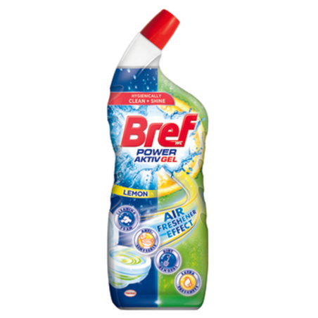 Bref Power Aktiv Gel Lemon - płyn do toalet 700ml